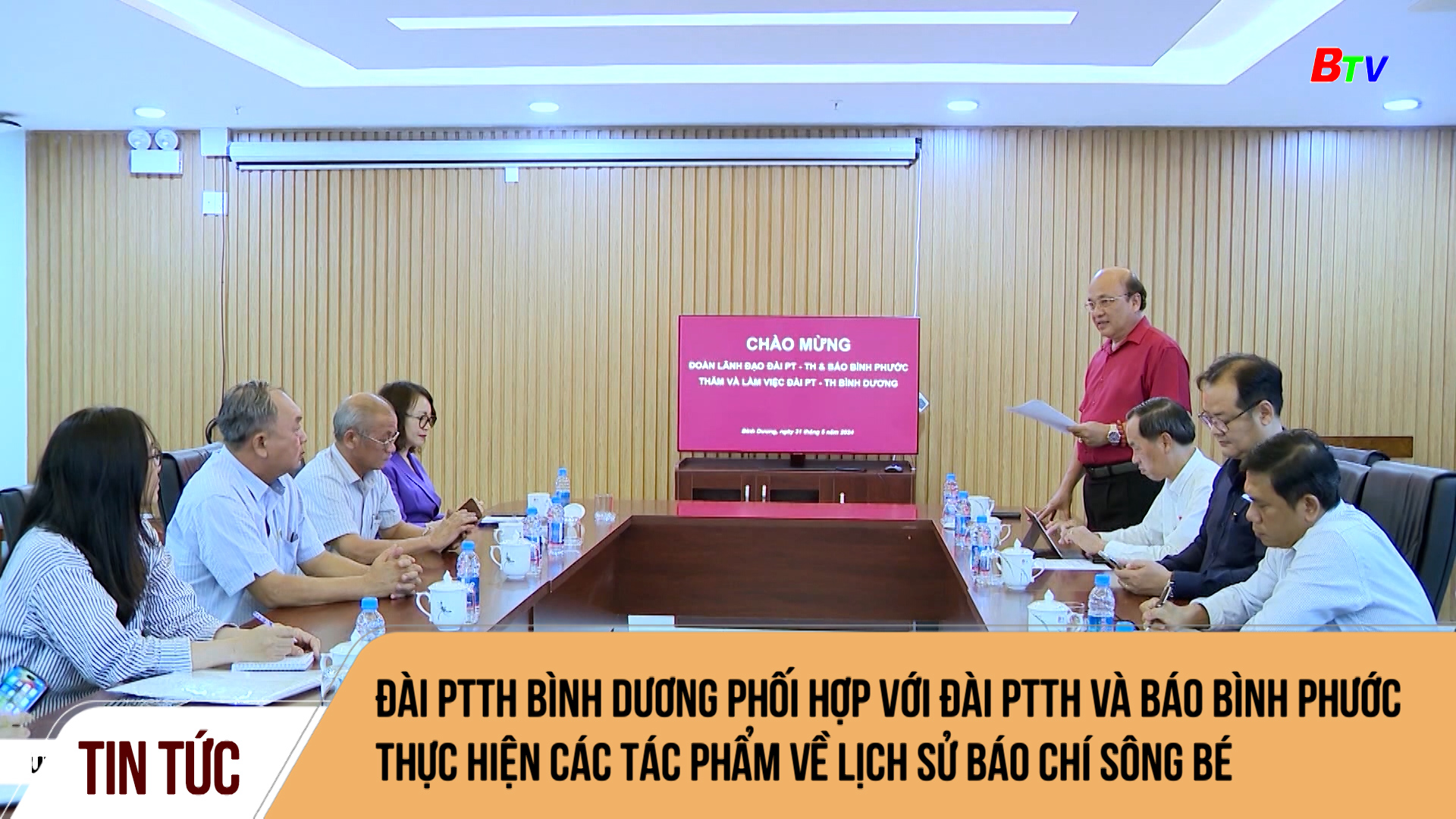 Đài PTTH Bình Dương phối hợp với đài PTTH và báo Bình Phước thực hiện các tác phẩm về lịch sử báo chí Sông Bé